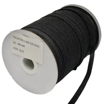 Гумка еластична 20 мм (25м) чорна, біла