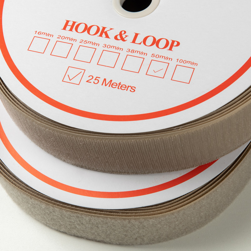 Липучка   20 mm - 11 цветов (25 метров бобина) hook&loop