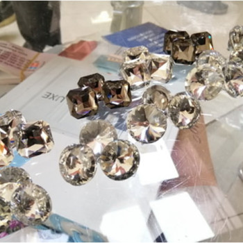 Ґудзик Квадрат прозорий