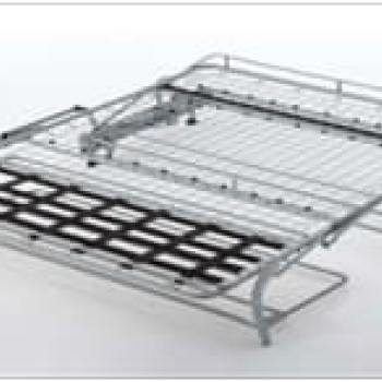 NOVA 160 Б/М- зварна металева сітка+ паси+спинка.Довжина спал. місця 200 см.(made in Belgium)