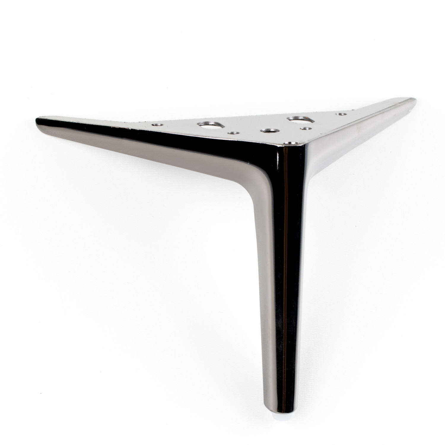 Меблева опора H-065/067 Висота - 180 мм, колір - чорний ХРОМ