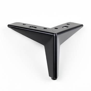 меблева опора -H 082, висота = 100 мм, покриття –black coating